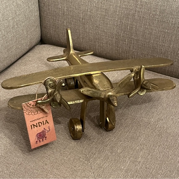 Handcrafted Biplane Model - Picture 2 of 9